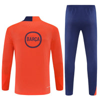 25/26 FC Barcelona Training Orange/Blue Tracksuit - Premium Quality Kits at Football Monarch