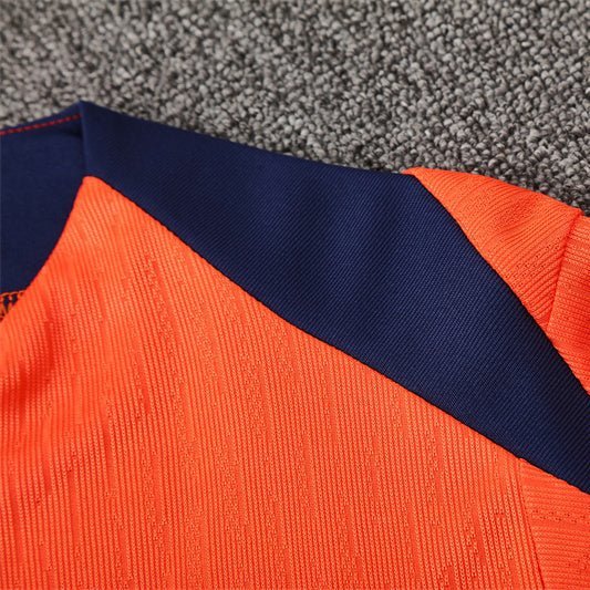 25/26 FC Barcelona Training Orange/Blue Tracksuit - Premium Quality Kits at Football Monarch