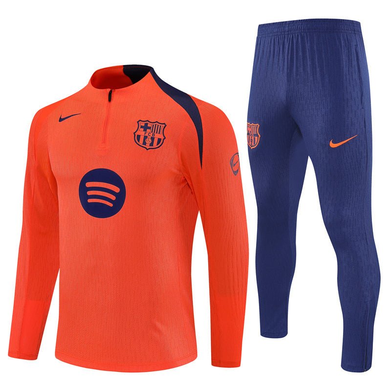 25/26 FC Barcelona Training Orange/Blue Tracksuit - Premium Quality Kits at Football Monarch