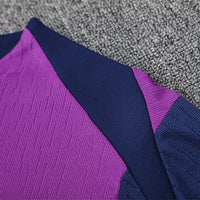 25/26 FC Barcelona Training Purple/Blue Kids Size Tracksuit - Premium Quality Kits at Football Monarch