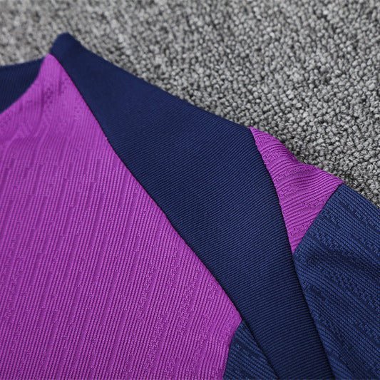 25/26 FC Barcelona Training Purple/Blue Tracksuit - Premium Quality Kits at Football Monarch