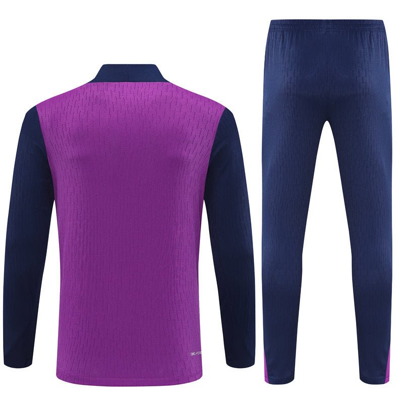 25/26 FC Barcelona Training Purple/Blue Tracksuit - Premium Quality Kits at Football Monarch