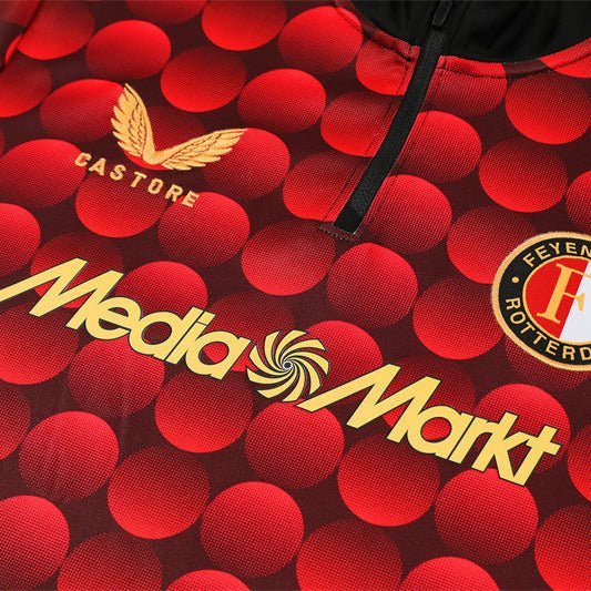 25/26 Feyenoord Pre - Match Home Tracksuit - Premium Quality Kits at Football Monarch