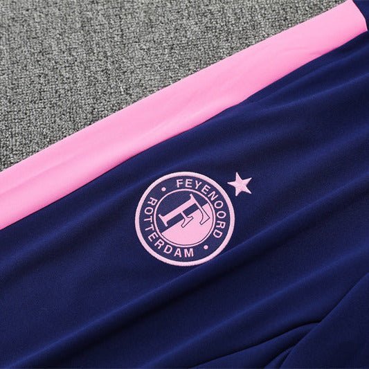 25/26 Feyenoord Training Blue Kids Size Tracksuit - Premium Quality Kits at Football Monarch