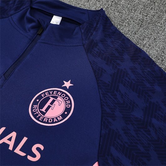 25/26 Feyenoord Training Blue Tracksuit - Premium Quality Kits at Football Monarch