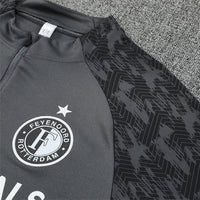 25/26 Feyenoord Training Grey Kids Size Tracksuit - Premium Quality Kits at Football Monarch