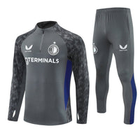 25/26 Feyenoord Training Grey Tracksuit - Premium Quality Kits at Football Monarch