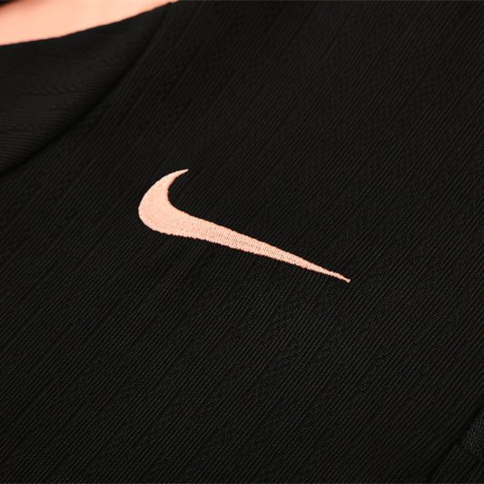 25/26 France Training Black/Light Pink Kids Size Tracksuit - Premium Quality Kits at Football Monarch