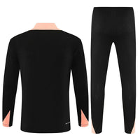25/26 France Training Black/Light Pink Tracksuit - Premium Quality Kits at Football Monarch