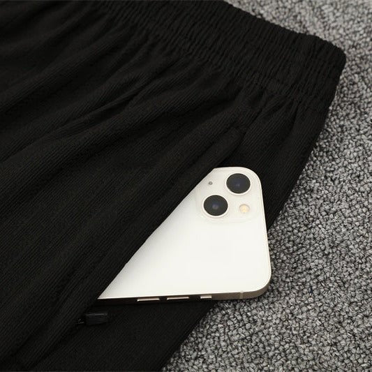 25/26 France Training Black/Light Pink Tracksuit - Premium Quality Kits at Football Monarch