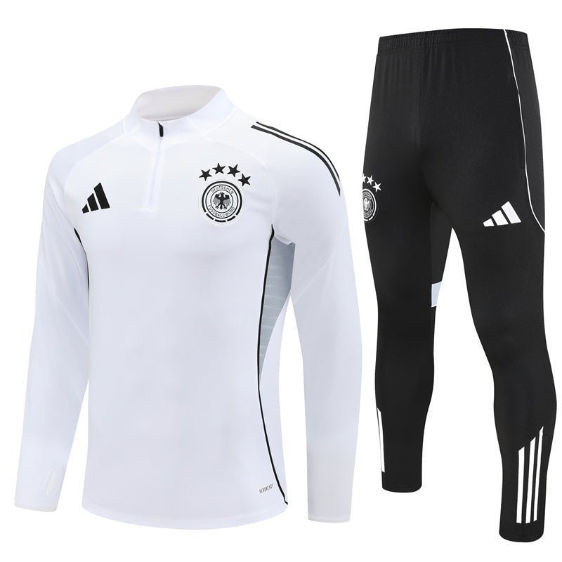 25/26 Germany Training White Tracksuit - Premium Quality Kits at Football Monarch