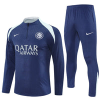 25/26 Inter Milan Blue Kids Size Tracksuit - Premium Quality Kits at Football Monarch