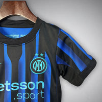25/26 Inter Milan Home Kids Size Kit - Premium Quality Kits at Football Monarch