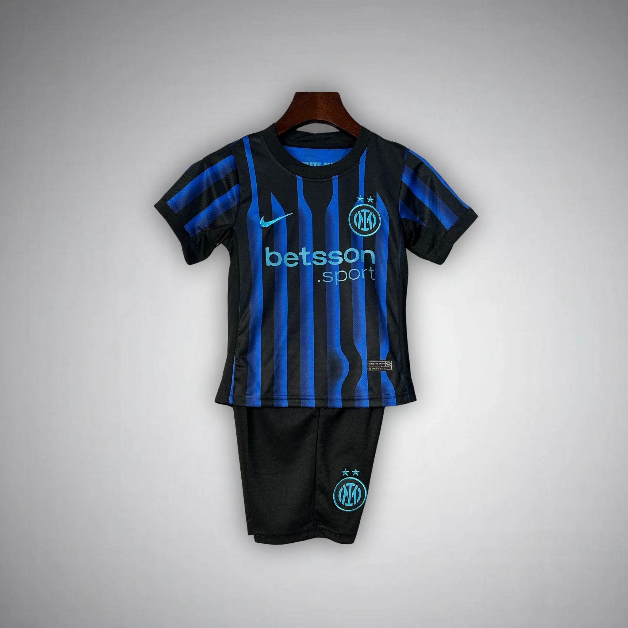 25/26 Inter Milan Home Kids Size Kit - Premium Quality Kits at Football Monarch