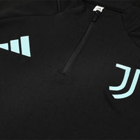 25/26 Juventus Training Black Tracksuit - Premium Quality Kits at Football Monarch