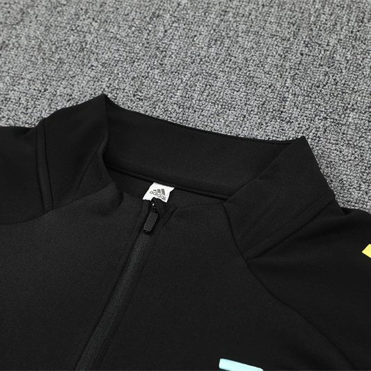 25/26 Juventus Training Black Tracksuit - Premium Quality Kits at Football Monarch