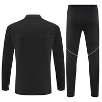 25/26 Juventus Training Black Tracksuit - Premium Quality Kits at Football Monarch