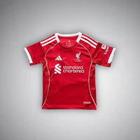 25/26 Liverpool Home Kids Size Kit - Premium Quality Kits at Football Monarch