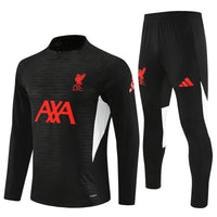 25/26 Liverpool Training Black Kids Size Tracksuit - Premium Quality Kits at Football Monarch