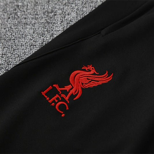 25/26 Liverpool Training Black Tracksuit - Premium Quality Kits at Football Monarch