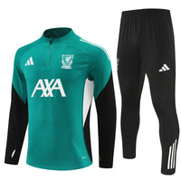 25/26 Liverpool Training Green Kids Size Tracksuit - Premium Quality Kits at Football Monarch