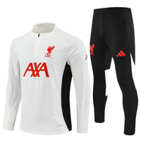 25/26 Liverpool Training White Kids Size Tracksuit - Premium Quality Kits at Football Monarch