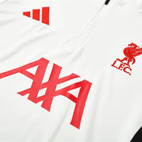 25/26 Liverpool Training White Kids Size Tracksuit - Premium Quality Kits at Football Monarch