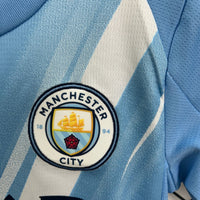 25/26 Manchester City Home Kids Size Kit - Premium Quality Kits at Football Monarch