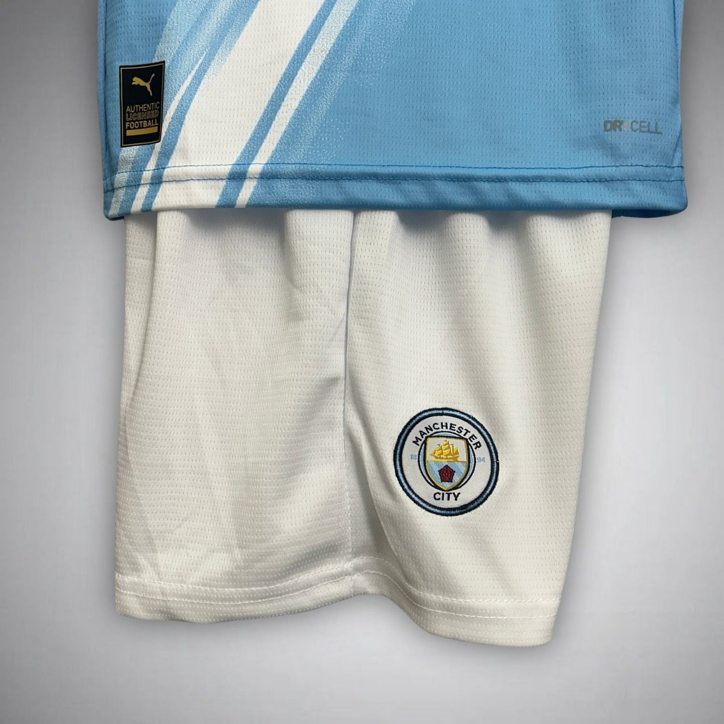 25/26 Manchester City Home Kids Size Kit - Premium Quality Kits at Football Monarch