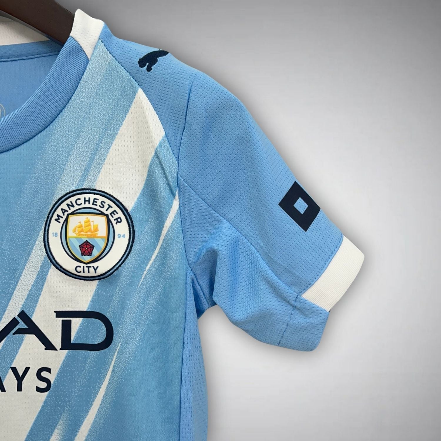 25/26 Manchester City Home Kids Size Kit - Premium Quality Kits at Football Monarch
