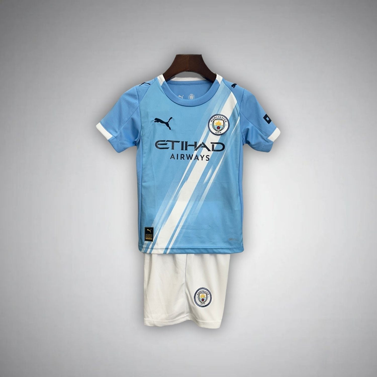 25/26 Manchester City Home Kids Size Kit - Premium Quality Kits at Football Monarch
