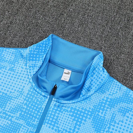 25/26 Manchester City x Asahi Blue Tracksuit - Premium Quality Kits at Football Monarch