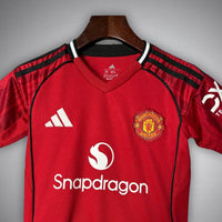 25/26 Manchester United Home Kids Size Kit - Premium Quality Kits at Football Monarch