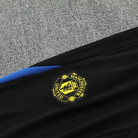 25/26 Manchester United Training Black Kids Size Tracksuit - Premium Quality Kits at Football Monarch