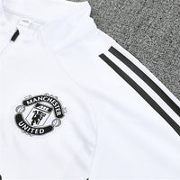 25/26 Manchester United Training White Tracksuit - Premium Quality Kits at Football Monarch