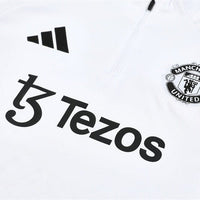 25/26 Manchester United Training White Tracksuit - Premium Quality Kits at Football Monarch