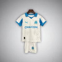 25/26 Marseille Home Kids Size Kit - Premium Quality Kits at Football Monarch