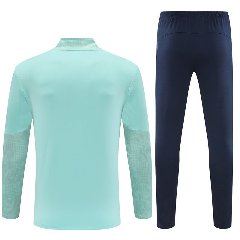 25/26 Marseille Training Mint Green Kids Size Tracksuit - Premium Quality Kits at Football Monarch