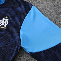 25/26 Marseille Training Navy Blue Tracksuit - Premium Quality Kits at Football Monarch