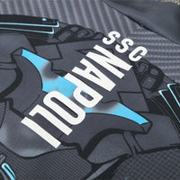 25/26 Napoli Training Black Kids Size Tracksuit - Premium Quality Kits at Football Monarch