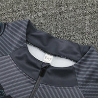 25/26 Napoli Training Black Kids Size Tracksuit - Premium Quality Kits at Football Monarch