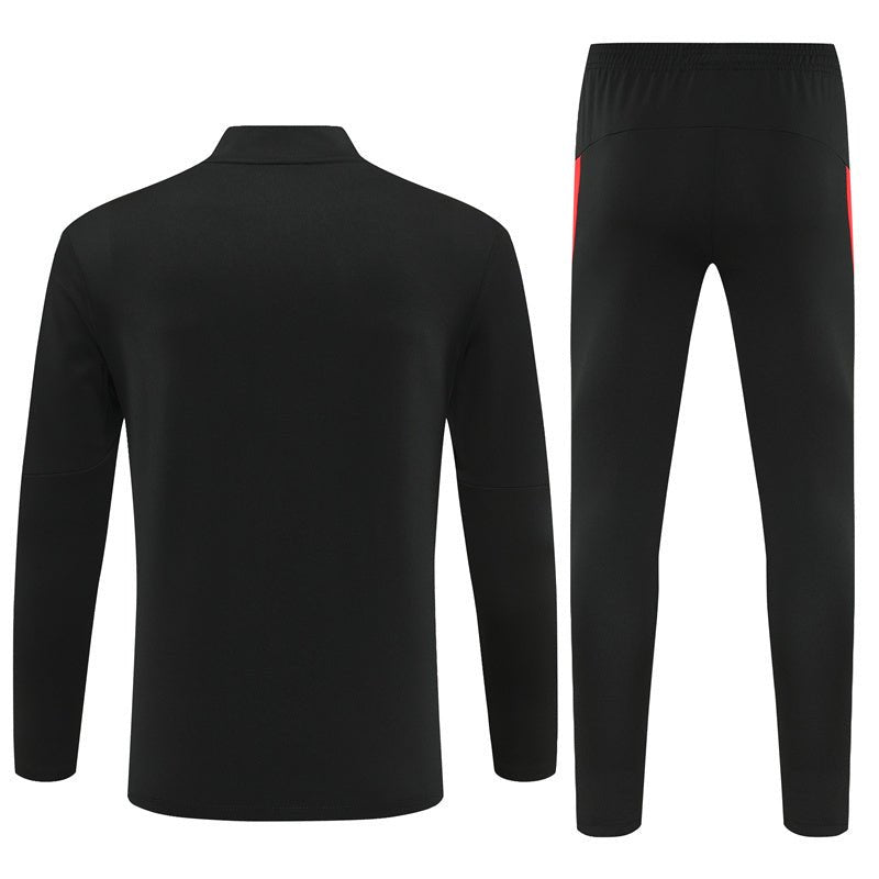 25/26 Portugal Training Black Kids Size Tracksuit - Premium Quality Kits at Football Monarch