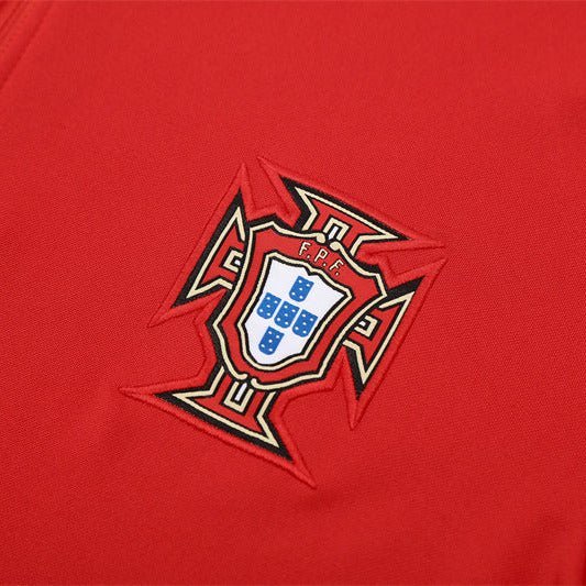 25/26 Portugal Training Red Tracksuit - Premium Quality Kits at Football Monarch