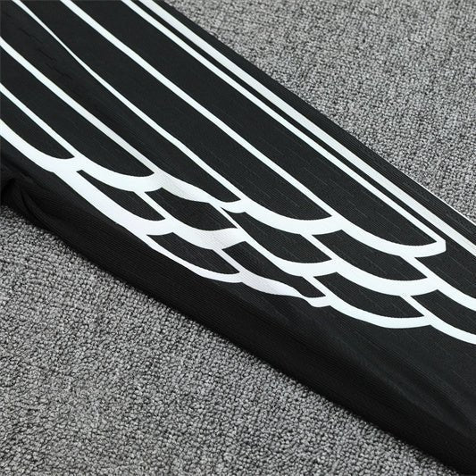 25/26 PSG x Jordan Black Kids Size Tracksuit - Premium Quality Kits at Football Monarch