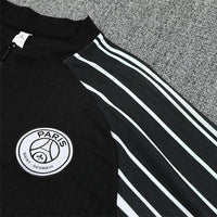 25/26 PSG x Jordan Black Tracksuit - Premium Quality Kits at Football Monarch