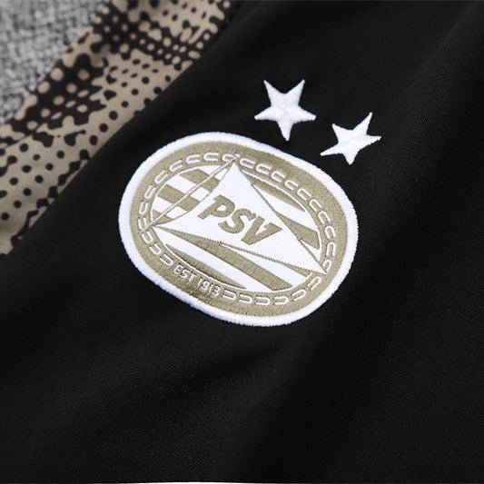 25/26 PSV Training Black Tracksuit - Premium Quality Kits at Football Monarch