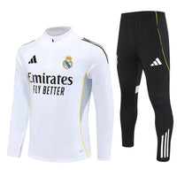 25/26 Real Madrid Home Kids Size Tracksuit - Premium Quality Kits at Football Monarch
