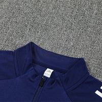 25/26 Real Madrid Training Blue Kids Size Tracksuit - Premium Quality Kits at Football Monarch