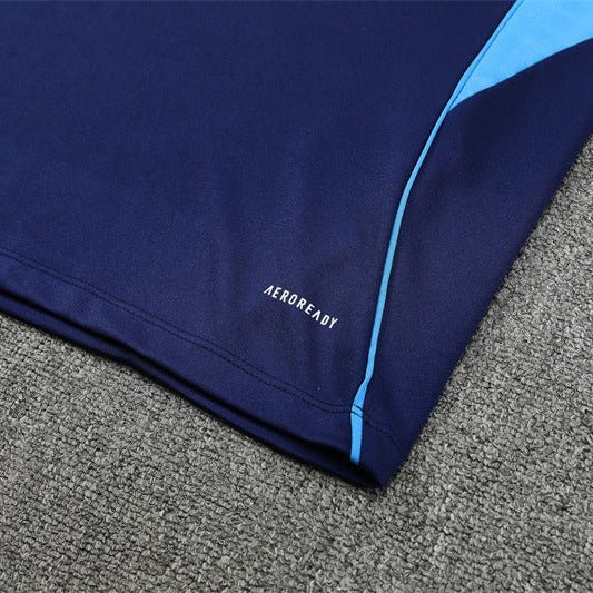 25/26 Real Madrid Training Blue Kids Size Tracksuit - Premium Quality Kits at Football Monarch