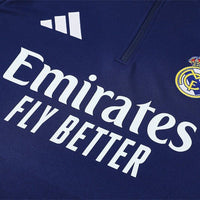 25/26 Real Madrid Training Blue Kids Size Tracksuit - Premium Quality Kits at Football Monarch